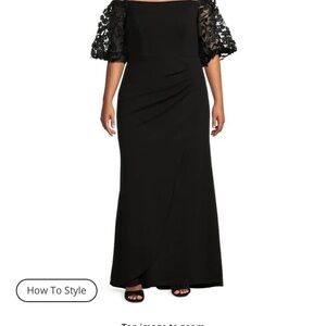 Elegant Black Off-Shoulder Dress